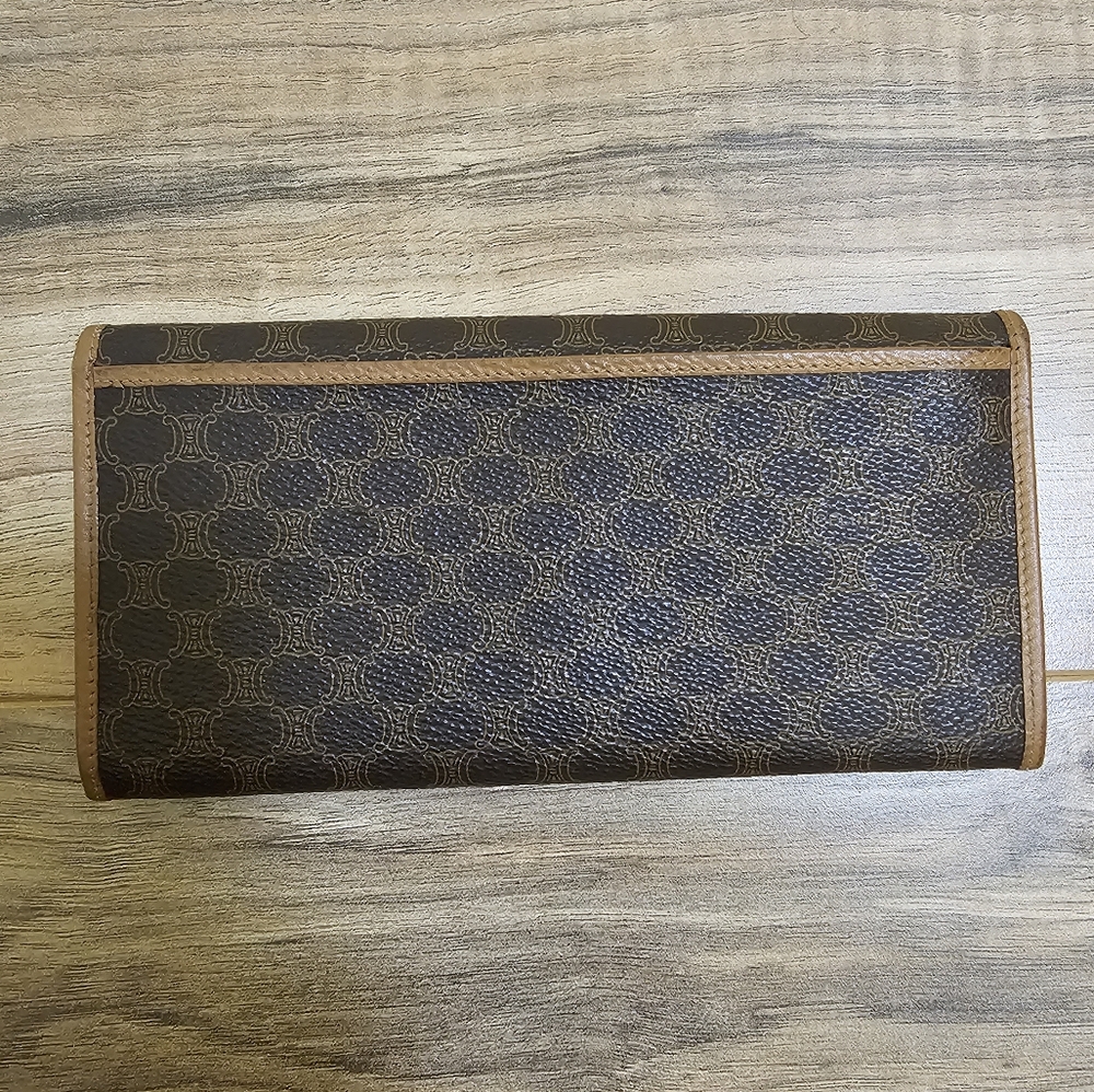 Celine Bifold Long Macadam PVC Leather Wallet - Picture 3 of 17